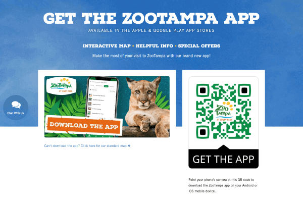 Lo ZooTampa aveva bisogno di un modo semplice per condividere le informazioni con la clientela del parco.