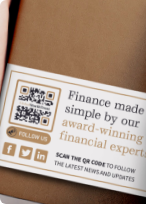 Usi creativi di QR Code per società finanziarie e assicurative