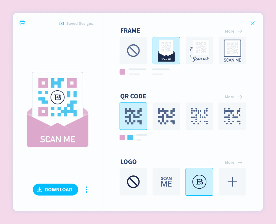 Opzioni di personalizzazione complete 