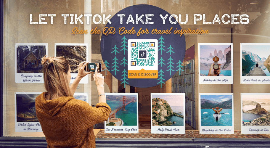 QR Code TikTok per il turismo