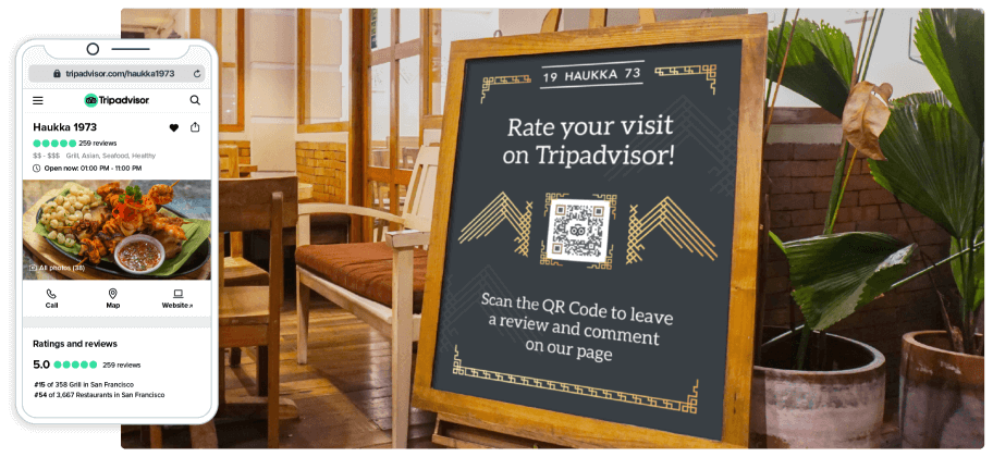 Semplifica il processo di raccolta delle recensioni su Tripadvisor