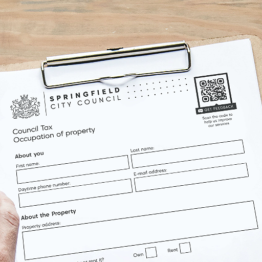 QR Code Feedback su un modulo ufficiale del governo